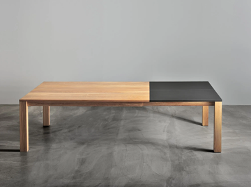 VARIUS - Extending rectangular solid wood table by Vitamin Design - view 2